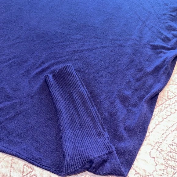 Alfani Women’s Turtleneck Poncho Sweater Purple Small - Picture 8 of 14